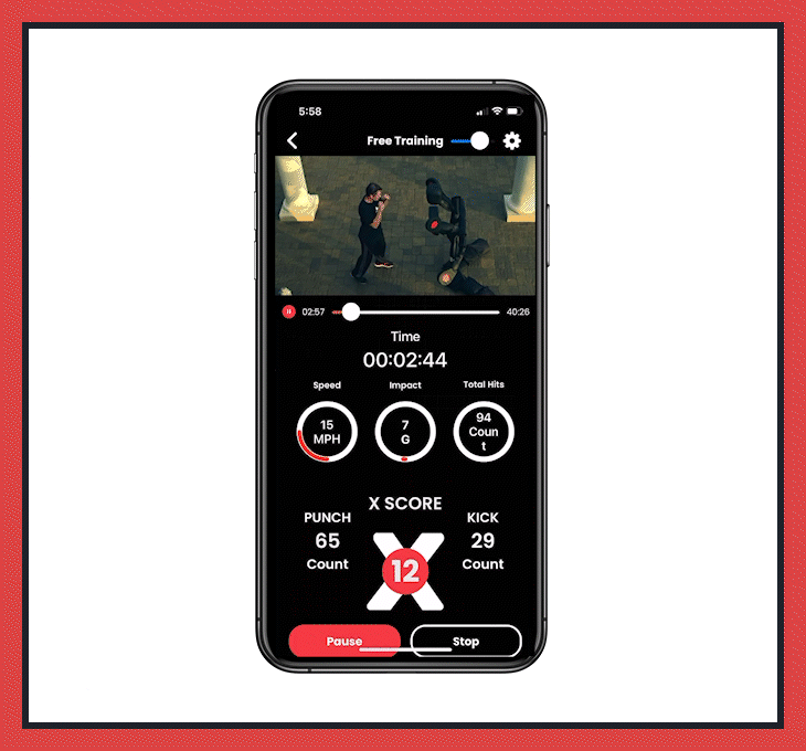 XLINK PRO app training view