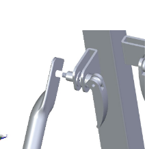 QR ASSEMBLY CLAMP STAND 45